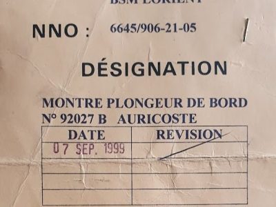 Auricoste Marine Nationale 92027&nbsp;B