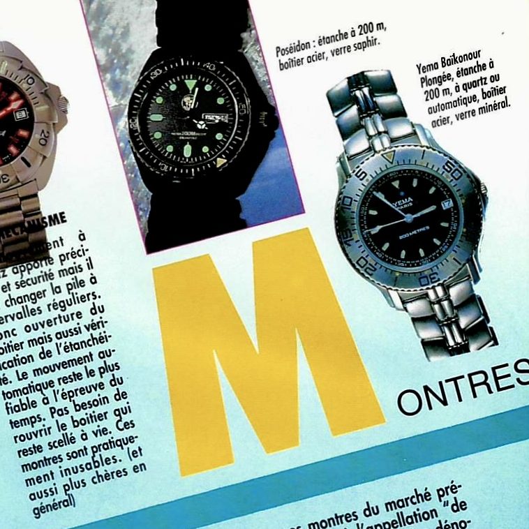 1990 à 1999 – Dossiers horlogers&nbsp;divers
